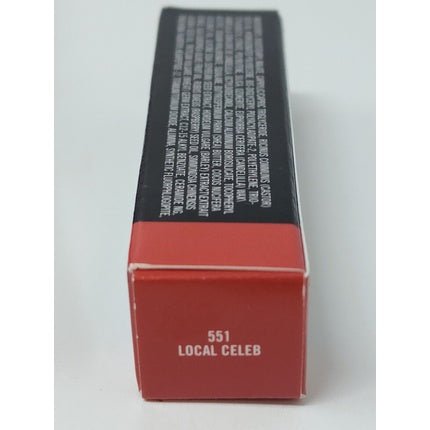 New Authentic MAC Lustreglass Lipstick 551 Local Celeb - Maison des fragrances