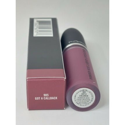 New Authentic MAC Powder Kiss Liquid Lipcolour 985 Got A Callback - Maison des fragrances