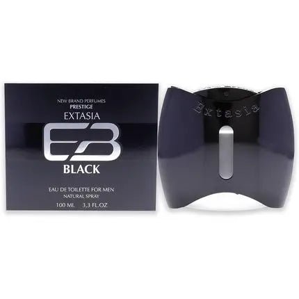 New Brand Extasia Black Homme 3.4oz Eau de toilette Spray - Maison des fragrances