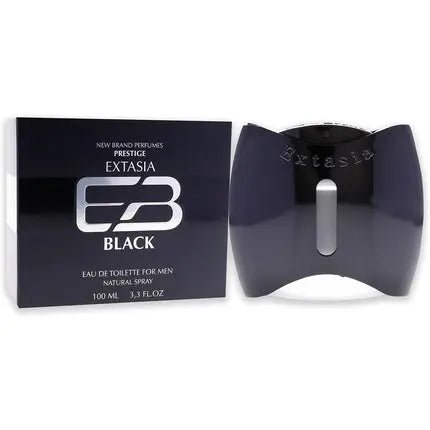 New Brand Extasia Black Homme 3.4oz Eau de toilette Spray - Maison des fragrances