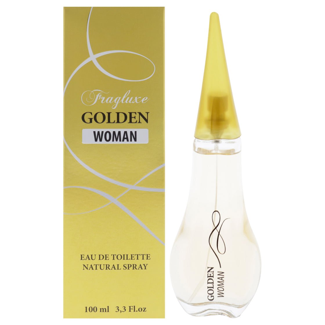 New Brand France Golden Woman 100ml Eau de toilette Natural Spray - Maison des fragrances