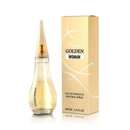 New Brand France Golden Woman 100ml Eau de toilette Natural Spray - Maison des fragrances