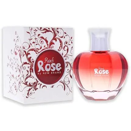 New Brand Red Rose Eau de parfum Spray Femme 3.3 oz - Maison des fragrances