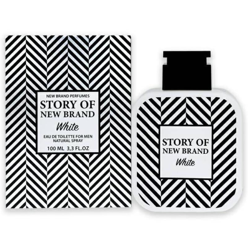 New Brand Story Of White Men 3.3oz Eau de toilette Spray - Maison des fragrances