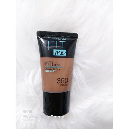 New Maybelline Fit Me Matte & Poreless with Clay Foundation 18ml 360 Mocha - Maison des fragrances
