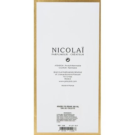 Nicolai Angelys Pear Unisex Eau de Toilette 100ml Unisexe - Maison des fragrances