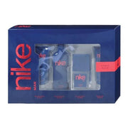 Nike Man Urban Wood Eau De Toilette Gift Set - 75ml + 30ml Vaporizer + 75ml Bath Gel + 75ml After Shave Balm - Maison des fragrances