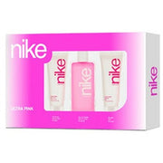 Nike Woman Ultra Pink Vaporizer Bath Gel Scented Body Lotion Eau de Toilette Femme 100 ml - Maison des fragrances