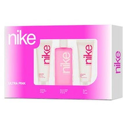 Nike Woman Ultra Pink Vaporizer Bath Gel Scented Body Lotion Eau de Toilette Femme 100 ml - Maison des fragrances