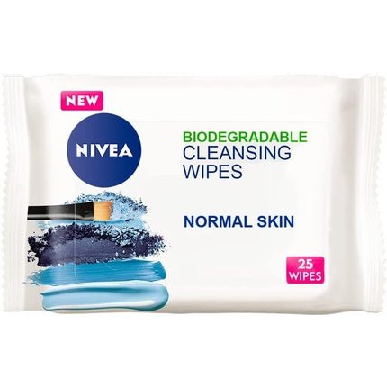 NIVEA 3in1 Refreshing Cleansing Wipes for Normal Skin 25 Sheets - Biodegradable and Gentle Make - Up Removal - Maison des fragrances