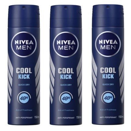Nivea Anti Perspirant Deodorant Cool Kick Déodorant (Déo) Homme 150ml - Maison des fragrances