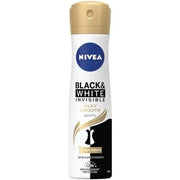 Nivea Antispray Black & White Invisible Silk & Smooth Déodorant (Déo) Mixte 150ml - Maison des fragrances