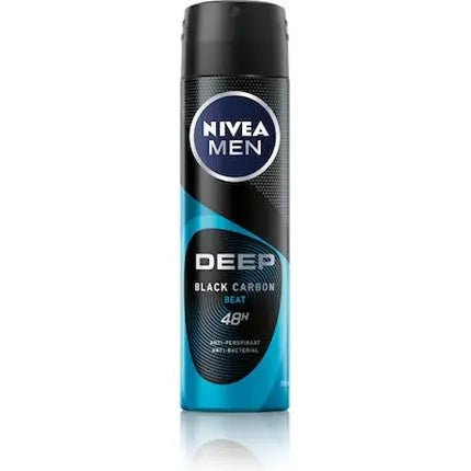 Nivea Deep Black Carbon Anti-Perspirant 48h Déodorant (Déo) Homme 50ml - Maison des fragrances