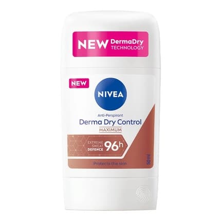 Nivea Derma Dry Control Solid Antiperspirant Déodorant (Déo) Mixte 50ml - Maison des fragrances