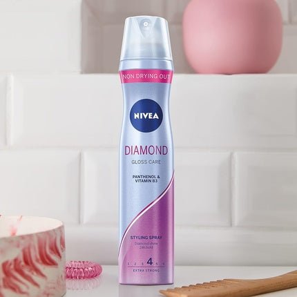 Nivea Diamond Gloss Hair Spray 250 ml - Maison des fragrances