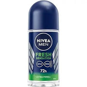 Nivea Fresh Sensation Anti-Perspirant Antibacterial 72h Roll-On Déodorant (Déo) Homme 50ml - Maison des fragrances