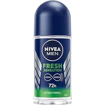 Nivea Fresh Sensation Anti-Perspirant Antibacterial 72h Roll-On Déodorant (Déo) Homme 50ml - Maison des fragrances