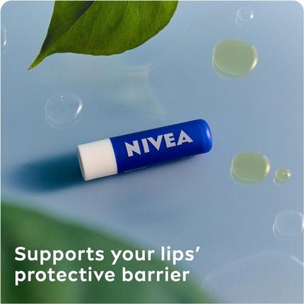 NIVEA Lip Balm Original Care 4.8g Deeply Hydrates Lips for 24h+ with Natural Origin Ingredients Shea Butter and Vitamins - Maison des fragrances