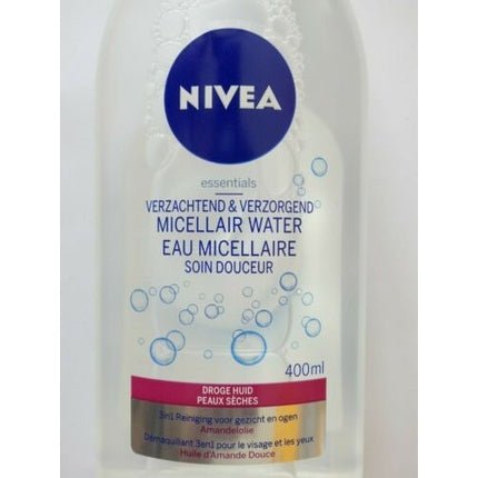 NIVEA Micellar Water 3 - in - 1 Makeup Remover with Sweet Almond Oil 400ml - Maison des fragrances