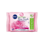 Nivea Rose Touch Micellar Wipes With Organic Rose Water 25pc - Maison des fragrances