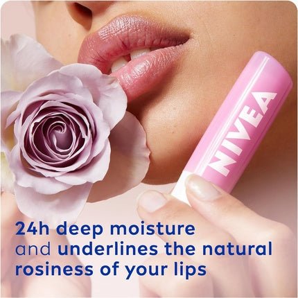 NIVEA Soft Rose Lip Balm 4.8g with Shea Butter, Natural Oils and Vitamins - Maison des fragrances