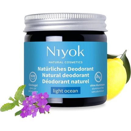 Niyok 2-in-1 Anti-Perspirant Deodorant Cream Light Ocean 40ml - Maison des fragrances