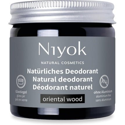 Niyok Crème Déodorante Oriental Wood - 40 ml - Maison des fragrances