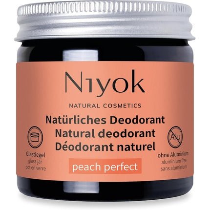 Niyok Crème Déodorante Peach Perfect - 40 ml - Maison des fragrances