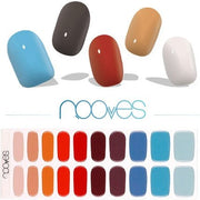 NOOVES NAILS Premium Pre - Cure Gel Nail Foils Melody Multicolor Semi - Hardened Gel Nail Strips Semi - Permanent Gel Stickers - Maison des fragrances