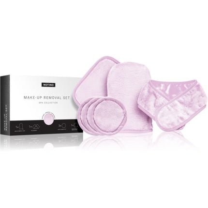 Notino Spa Collection Make - up removal set in microfiber - Lilac - Maison des fragrances