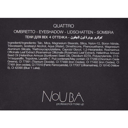 Nouba Eyeshadow Palette N°640 Green 2,4 G, Price/100 Gr: 957,91 Eur - Maison des fragrances