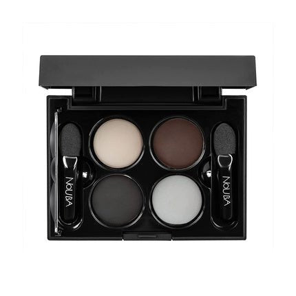Nouba Quattro Eye Shadow Palette Set Buildable Colorful Eye Makeup with Pigmented Matte Velvety Shimmer Finish Rich Rainbow Smokey Eye Color 642 - Maison des fragrances