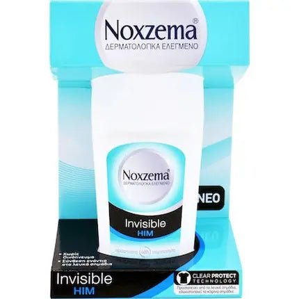Noxzema Deo Roll On Invisible Him Déodorant (Déo) Mixte 50ml - Maison des fragrances