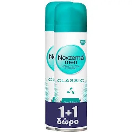 Noxzema Men Classic Antiperspirant Spray - 2x150ml - Maison des fragrances