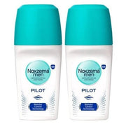 Noxzema Noxzema Men Promo Pilot Men's Roll-On Deodorant, 2x50ml 1+1 Gift - Maison des fragrances