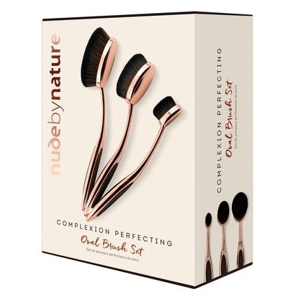 Nude By Nature Oval Brush Mixing Brush Set - Maison des fragrances