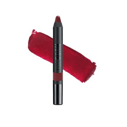 Nudestix Gel Color Lip + Cheek Balm Creamy Sheer Tinted Lip Gloss Lip Liner Cheek Blush Multi Use Makeup Pencil Stick Hydrating High Shine Tint Shade Wicked 0.10 oz 2.8g - Maison des fragrances