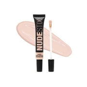 Nudestix NudeFix Cream Concealer Lightweight Liquid Natural Finish Makeup Hydrating Brightening Under Eye Dark Circle Corrector Reduces Redness and Blemishes Shade Nude 1 0.34 fl oz 10 ml - Maison des fragrances