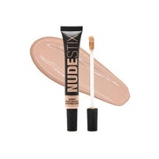Nudestix NudeFix Cream Concealer Lightweight Liquid Natural Finish Makeup Hydrating Brightening Under Eye Dark Circle Corrector Reduces Redness and Blemishes Shade Nude 4.5 0.34 fl oz 10ml - Maison des fragrances