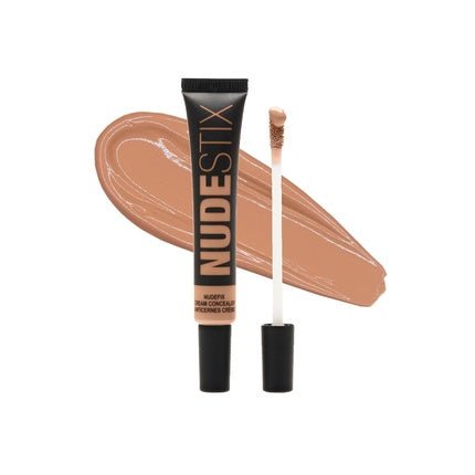 Nudestix NudeFix Cream Concealer Lightweight Liquid Natural Finish Makeup Hydrating Brightening Under Eye Dark Circle Corrector Reduces Redness and Blemishes Shade Nude 7 0.34 fl oz 10ml - Maison des fragrances