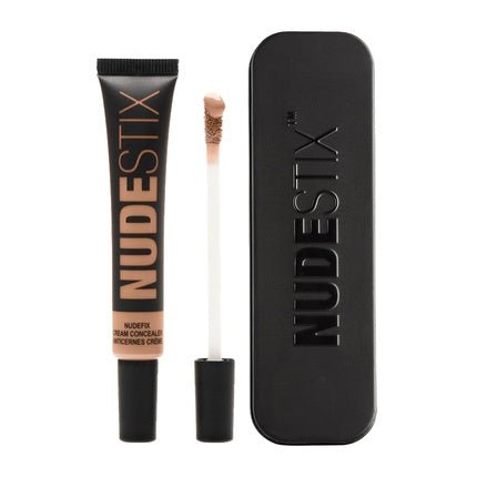 Nudestix NudeFix Cream Concealer Lightweight Liquid Natural Finish Makeup Hydrating Brightening Under Eye Dark Circle Corrector Reduces Redness and Blemishes Shade Nude 7 0.34 fl oz 10ml - Maison des fragrances