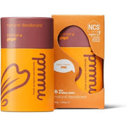 Nuud Natural Vegan Deodorant Orange X Ginger Stick Déodorant (Déo) Mixte - Maison des fragrances