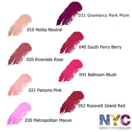 NYC City Proof Twistable Intensive Lip Color 2g - Many Shades Available - New - Maison des fragrances