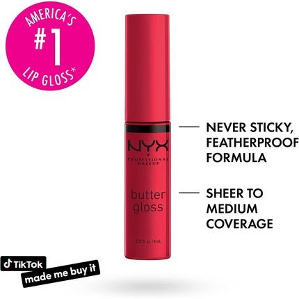 NYX Butter Gloss Red Velvet BLG20 - Maison des fragrances