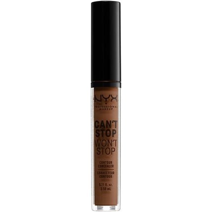 Nyx Can´t Stop Won´t Stop Full Coverage Contour Concealer Mocha 3,5ml - Maison des fragrances