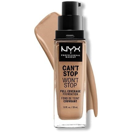 NYX Can't Stop Won't Stop Full Coverage Foundation Classic Tan 30ml - Maison des fragrances