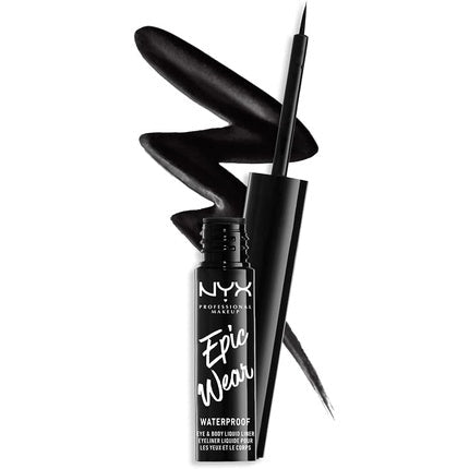 NYX Epic Wear Waterproof Eye and Body Liquid Liner Black 01 - Maison des fragrances