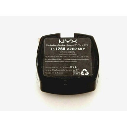 NYX Eyeshadow ES 126A Azure Sky Blue Without Animal Testing EAN 800897136116 - Maison des fragrances