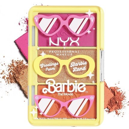 NYX Professional Makeup Barbie Mini Cheek Palette Greeting From Barbie Land - Maison des fragrances