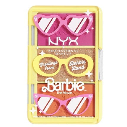 NYX Professional Makeup Barbie Mini Cheek Palette Greeting From Barbie Land - Maison des fragrances